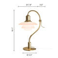PH 2/2 limited edition question mark table lamp rose louis poulsen poul henningsen two enlighten dimensions