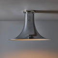 V3461 1960s Chrome 'Tromba' Ceiling Lamp Attributed to Franco Albini for Sirrah 5.jpg