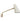 1960s Cosack Leuchten Articulating White and Brass Plug-In Wall Light Two Enlighten 