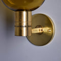 V3458 Pair of 1960s Hans Agne Jakobsson #V149 Glass & Brass Wall Lamps for Markaryd 14.jpg