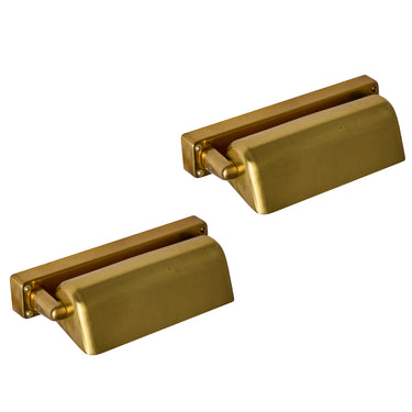 V3494 Pair of 1930s Finnish Minimalist Brass Wall Lights Attributed to Paavo Tynell 0.jpg