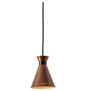 1950s Bent Karlby Perforated Diabolo Pendant in Copper for Lyfa 1 two enlighten.jpg