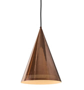 V3433 Monumental 1950s Conical Perforated Copper Pendant Attributed to Paavo Tynell 1.jpg