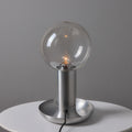 V3534 1970s Metal & Glass Table Lamp in the Manner of Achille Castiglioni  8.jpg