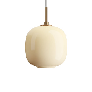 Yellow 175VL45 Radiohus pendant Two Enlighten Los Angeles Louis Poulsen.jpg
