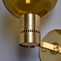 V3458 Pair of 1960s Hans Agne Jakobsson #V149 Glass & Brass Wall Lamps for Markaryd 18.jpg