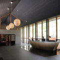 Monumental Poul Henningsen 'PH Louvre' Suspension Lamp for Louis Poulsen Two Enlighten lifestyle lobby 