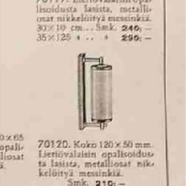 V3452 1930s Finnish Cylindrical Glass Wall Lamp in the manner of Paavo Tynell 1.jpg