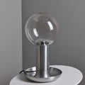 V3534 1970s Metal & Glass Table Lamp in the Manner of Achille Castiglioni  19.jpg