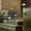 AW24-Panthella160Portable Lamp orange and metallized