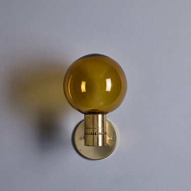 V3458 Pair of 1960s Hans Agne Jakobsson #V149 Glass & Brass Wall Lamps for Markaryd 13.jpg