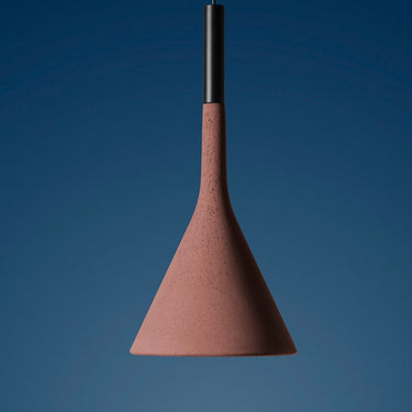 Aplomb red concrete outdoor pendant by Foscarini.jpg