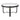 Jacques Adnet Circulaire Small Black Coffee table for gubi.jpg