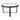 Jacques Adnet Circulaire Small Black Coffee table for gubi.jpg