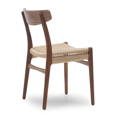 CH23 wegner chair in oiled walnut with natural papercord