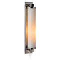 V3485 1930s Finnish Cylindrical Glass Plug-in Wall Lamp in the Manner of Paavo Tynell 1.jp