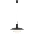 Poul Henningsen 'PH 5/5' pendant lamp for Louis Poulsen two enlighten black and glass 