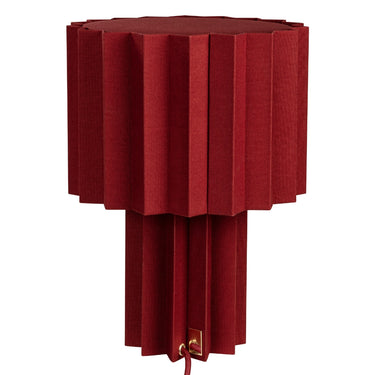 Plissé Burgundy Edition Table lamp by Folkform for Orsjo.jpg