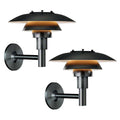 Poul Henningsen 'PH 3-2½' Outdoor Wall Lamp for Louis Poulsen Two Enlighten hero 
