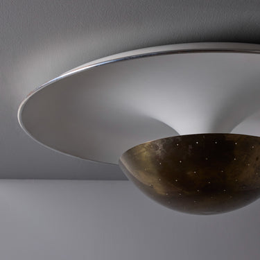 V3043 Large 1950s Gino Sarfatti Model #155 Ceiling Lamp for Arteluce 9.jpg