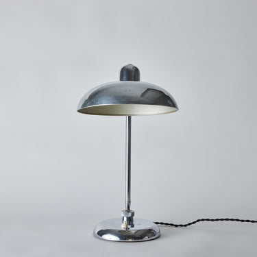 V3468 1940s Giovanni Michelucci Chrome Ministerial Table Lamp for Lariolux_7 two enlighten