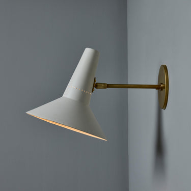 V3443 Large 1950s Giuseppe Ostuni Articulating Arm Sconces for O-Luce 25.jpg