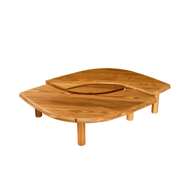 M4177 Pierre Chapo 'T22' Solid Wood Low Table for Chapo Création1.jpg