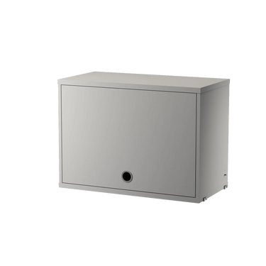 cf5830-61-1 small grey cabinet with flip door for string furniture.webp