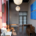 Monumental Poul Henningsen 'PH Louvre' Suspension Lamp for Louis Poulsen Two Enlighten lifestyle