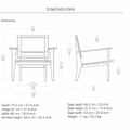 F-chair dimensions