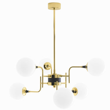 10Stilnovo Galassia brass and glass chandalier Two Enlighten Los AngelesStilnovo Galassia 