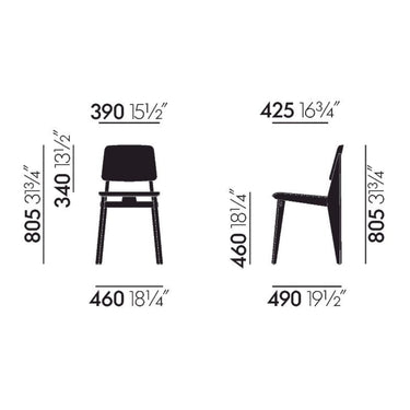 Jean Prouve Chaise Tout bois vitra dimensions two enlighten.jpg