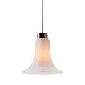 V3474 Medium 1960s Vistosi Model #L261 'Comare' Blown Murano Glass & Metal Suspension Lamp