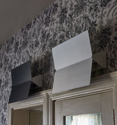 perriand pivotant plie in black and white in bathroom two enlighten