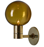 V3458 Pair of 1960s Hans Agne Jakobsson #V149 Glass & Brass Wall Lamps for Markaryd 1.1.jp