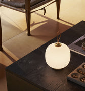Vilhelm Lauritzen 'VL45' Radiohus Portable Glass Table Lamp for Louis Poulsen Two Enlighten lifestyle