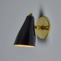 V3480 1950s Giuseppe Ostuni Model #101 Articulating Sconces in Black for O-Luce 9.jpg