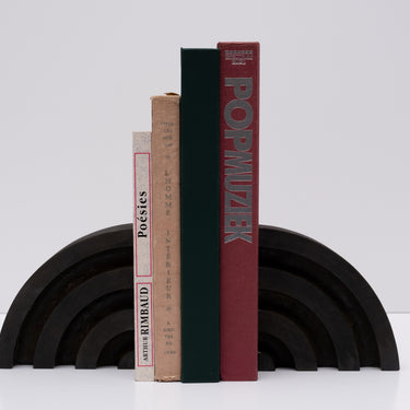 5535 Brass Aubock Rainbow bookends with books.jpg
