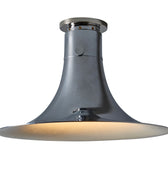 V3461 1960s Chrome 'Tromba' Ceiling Lamp Attributed to Franco Albini for Sirrah 1.jpg