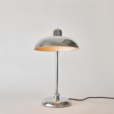 V3468 1940s Giovanni Michelucci Chrome Ministerial Table Lamp for Lariolux_8 two enlighten