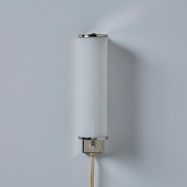 V3452 1930s Finnish Cylindrical Glass Wall Lamp in the manner of Paavo Tynell 3.jpg