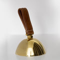 Aubock 3310-4 brass flat bell with brown leather strap4.jpg