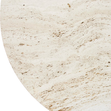 Travertine detail white epic table gubi