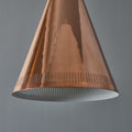 V3433 Monumental 1950s Conical Perforated Copper Pendant Attributed to Paavo Tynell 7.jpg