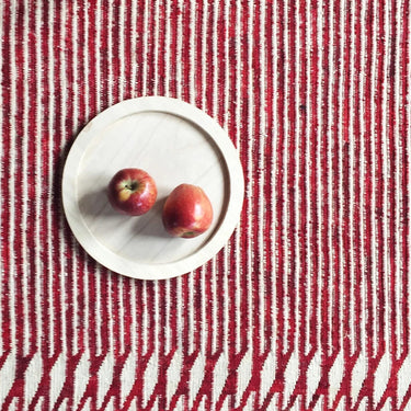 Blur wool rug by Ronan and Erwan Bouroullec for Nanimarquina in red detail.jpg