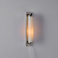 V3485 1930s Finnish Cylindrical Glass Plug-in Wall Lamp in the Manner of Paavo Tynell 5.jp