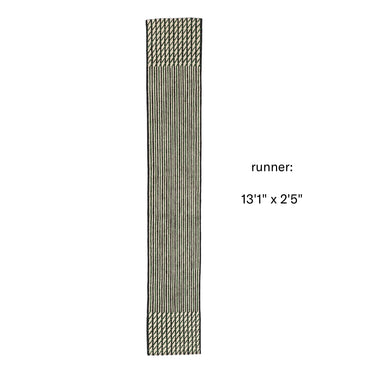 Blur runner rug by Ronan and Erwan Bouroullec for Nanimarquina dimensions