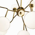 12Stilnovo Galassia brass and glass chandalier Two Enlighten Los AngelesStilnovo Galassia 
