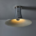 V3461 1960s Chrome 'Tromba' Ceiling Lamp Attributed to Franco Albini for Sirrah 13.jpg