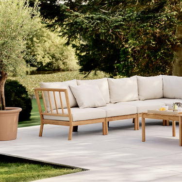 Tradition Collection in Light Sand Teak Outdoor Patio Furniture Fritz Hansen.jpg